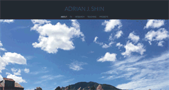Desktop Screenshot of adrianshin.com